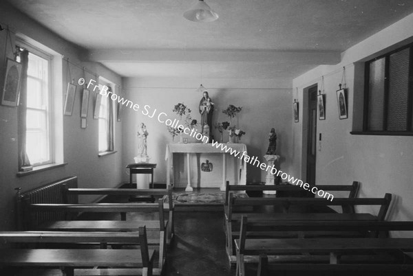 REPARATION CONVENT CHAPEL THROUGH GRILLE FROM PUBLIC PART